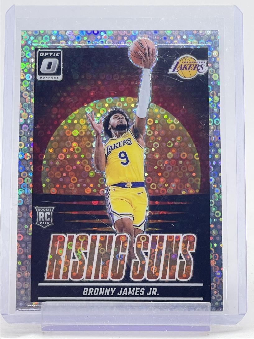 BRONNY JAMES JR. 2024-25 DONRUSS OPTIC RISING SUNS ROOKIE FAST BREAK Q1605