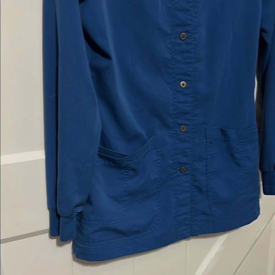 Chaqueta de laboratorio con botones Grey's Anatomy azul real talla pequeña Foto 4 de 4