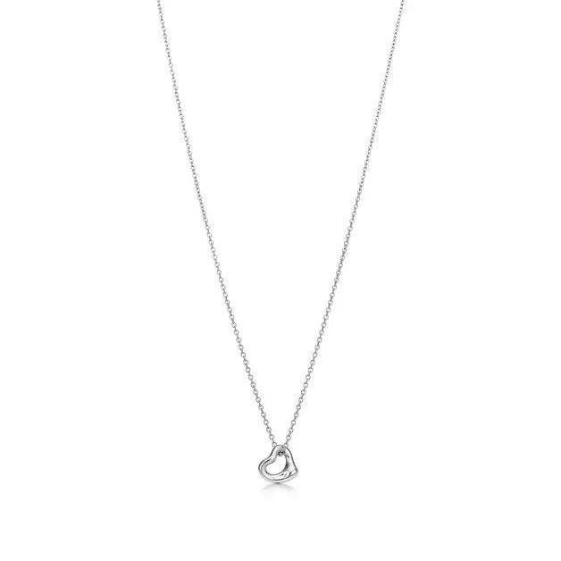 Tiffany Open Heart Necklace for sale | eBay