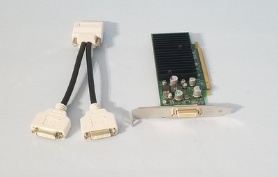 Nvidia PCI-e NVS-280 64MB Graphics Card IBM 90P1057 DVI Cable