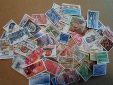 Collection lot 100 different larger stamps of Denmark - packet A