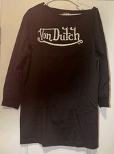 VON DUTCH T Shirt Dress Size L NEW WITH TAGS