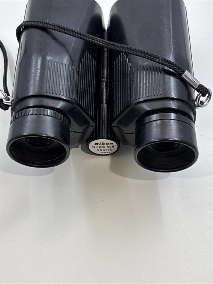 Nikon 9x25 Travelite 5.6° Compact Binoculars, #566165, No Case.  Made in Japan - Image 2 of 4