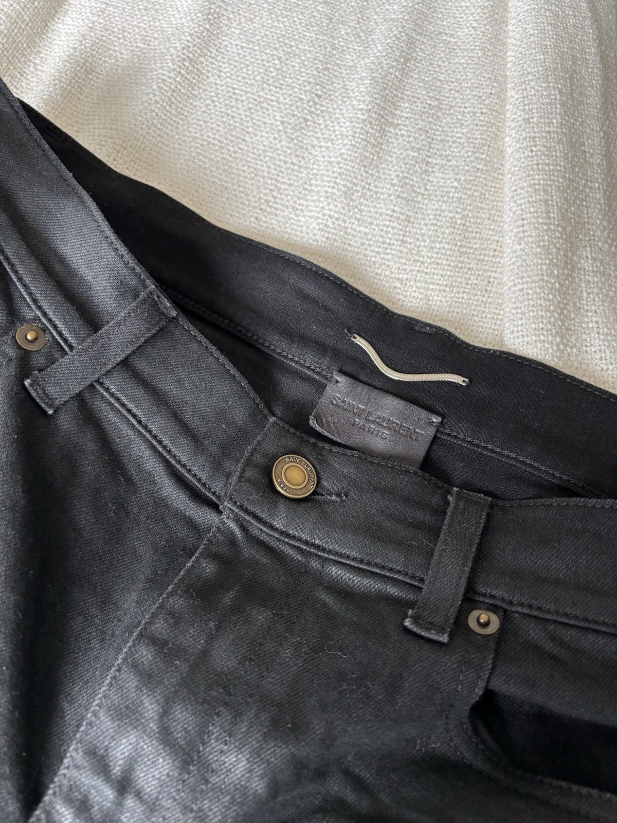 Jeans Saint Laurent slim fit denim D02 M SK LW W32 L32