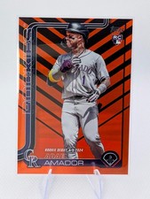 2025 Topps Update Series - Rookie Debut Adael Amador #US94 Value Box Holiday RC