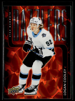 2025-26 Upper Deck Series 1 Orange Dazzlers #DZ-21 Logan Cooley | eBay