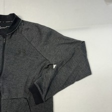 Under Armour Gray Full Zip Sweatshirt Track Jacket Casual Athletic Men  s L