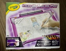 Crayon Light-Up Tracing Pad Bright LED Ultra Thin Tablet | NEW | Same Day S/H |