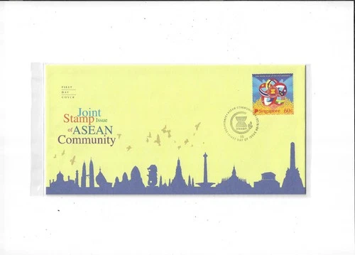 Singapore Year 2015 Joint Stamp Issue of ASEAN FDC