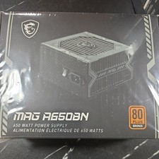 MSI MAG A650BN 650W ATX 80+ BRONZE Power Supply PSU
