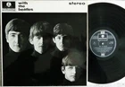RARE EXCELLENT~WITH THE BEATLES~1975 PARLOPHONE UK RE STEREO LP~BEAT~GREAT AUDIO