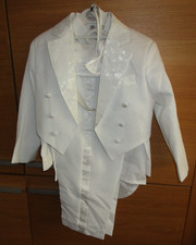 Kleinkinder Frack *** weiß *** Gr. 104 *** im Alter von 4 Jahren getragen