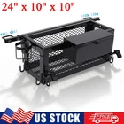 24" Heavy Duty Tractor Tool Box Universal Basket for Tractor and Zero Turn Mower