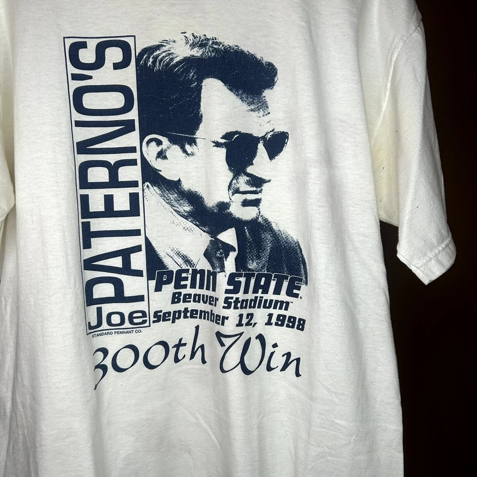 Vintage Joe Paterno Penn State T-Shirt - Image 3 of 4