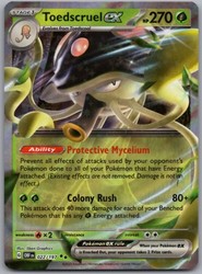 Toedscruel ex 022/197 Obsidian Flames Double Rare Holo