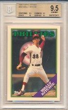 1988 Topps Tiffany Wally Ritchie (Rookie Card) (#494) BGS9.5 BGS. rookie card picture