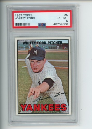 1967 Topps Whitey Ford #5 card