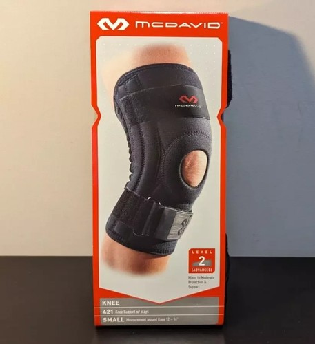 MCDAVID KNEE SUPPORT W/STAYS MD421 - BRAND NEW- SMALL 12-14" - Picture 2 of 7