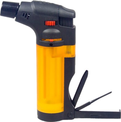 4 Pack Jumbo 4'' Jet Flame Torch Gun Lighter Refillable Adjustable W/Tools