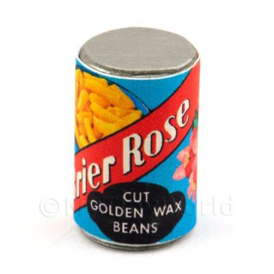 Puppenstube Miniatur Wachsbohnen Dose der Marke Brier Rose (30er Jahre)