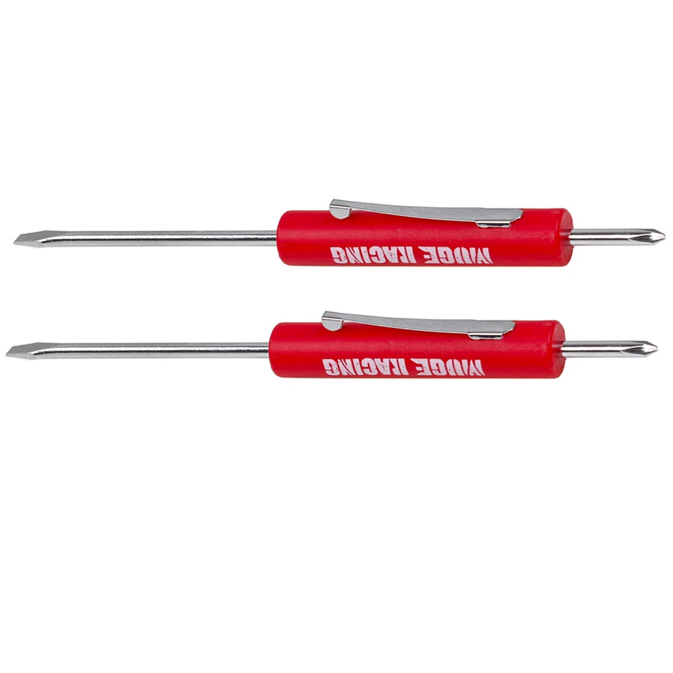 2PCS Mini Screwdriver Flat Tip with Phillips Top and Pocket Clip  - Image 3 of 4