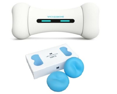 Wickedbone Interactive Dog Toy Spare Colour Tyres (Blue)