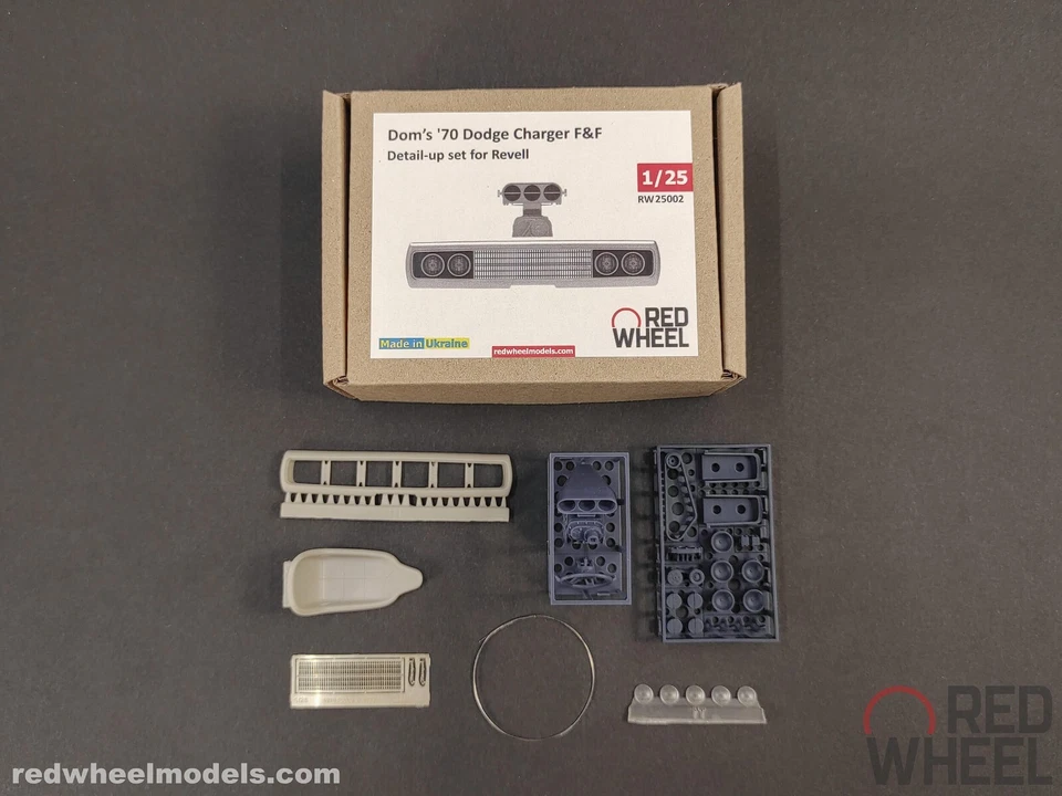 Dom’s ’70 Dodge Charger F&F Detail-up set for Revell 1/25 - Image 2 of 4