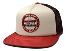 Officially Licensed Team USA Olympic Vintage Foam Cap Snapback Trucker Hat