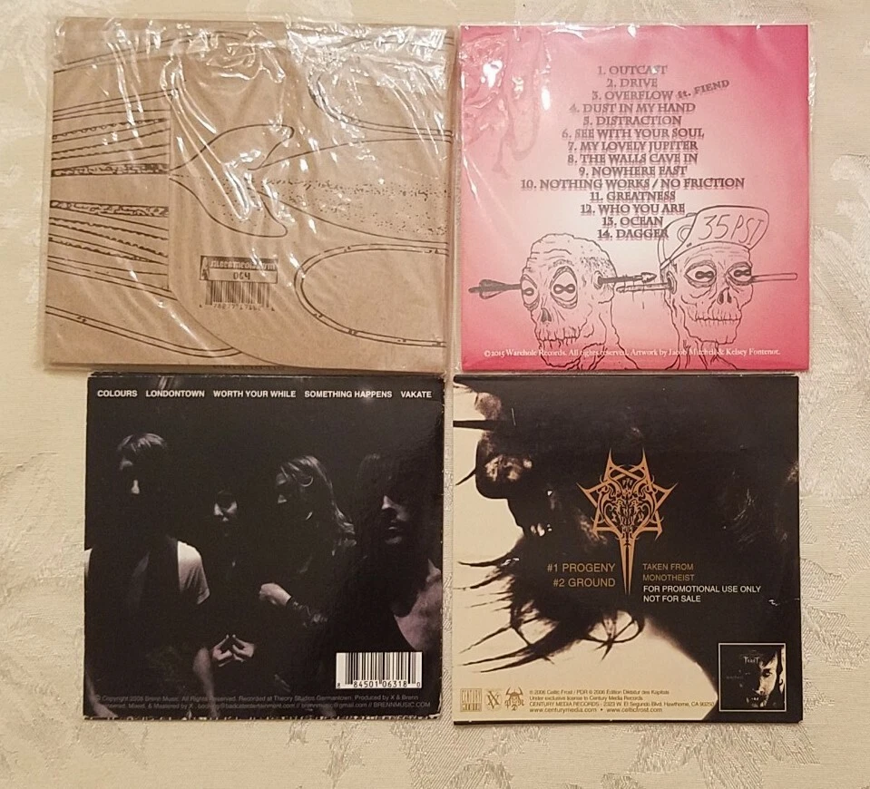 Assorted Music Lot Of 4 CDs - AUTOGRAPHED BRENN CD - INTROVERSE, CELTIC FROST... Foto 2 de 4