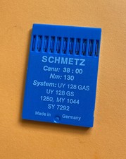  NOS 38:00- 130-SCHMETZ- SEWING MACHINE NEEDLES PK. 10 FREE SHIPPING 