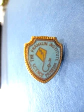 THE FRANKLIN INDUSTRIES SCIENCE MUSEUM  VINTAGE SOUVENIR CUFFLINK