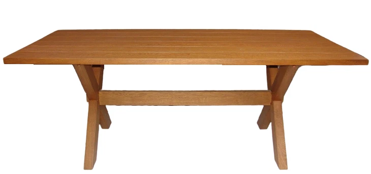 Tavolo Rettangolare in Legno 200 x 90 cm H. 76cm Scherzer Baviera colore Noce