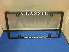 Classic Dealer License Plate Frame Plastic Man Cave