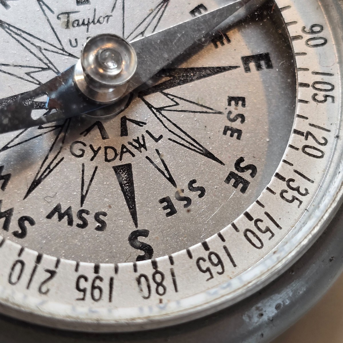 Vintage Compass Taylor Gydawl USA Heavy With Needle Lock | eBay