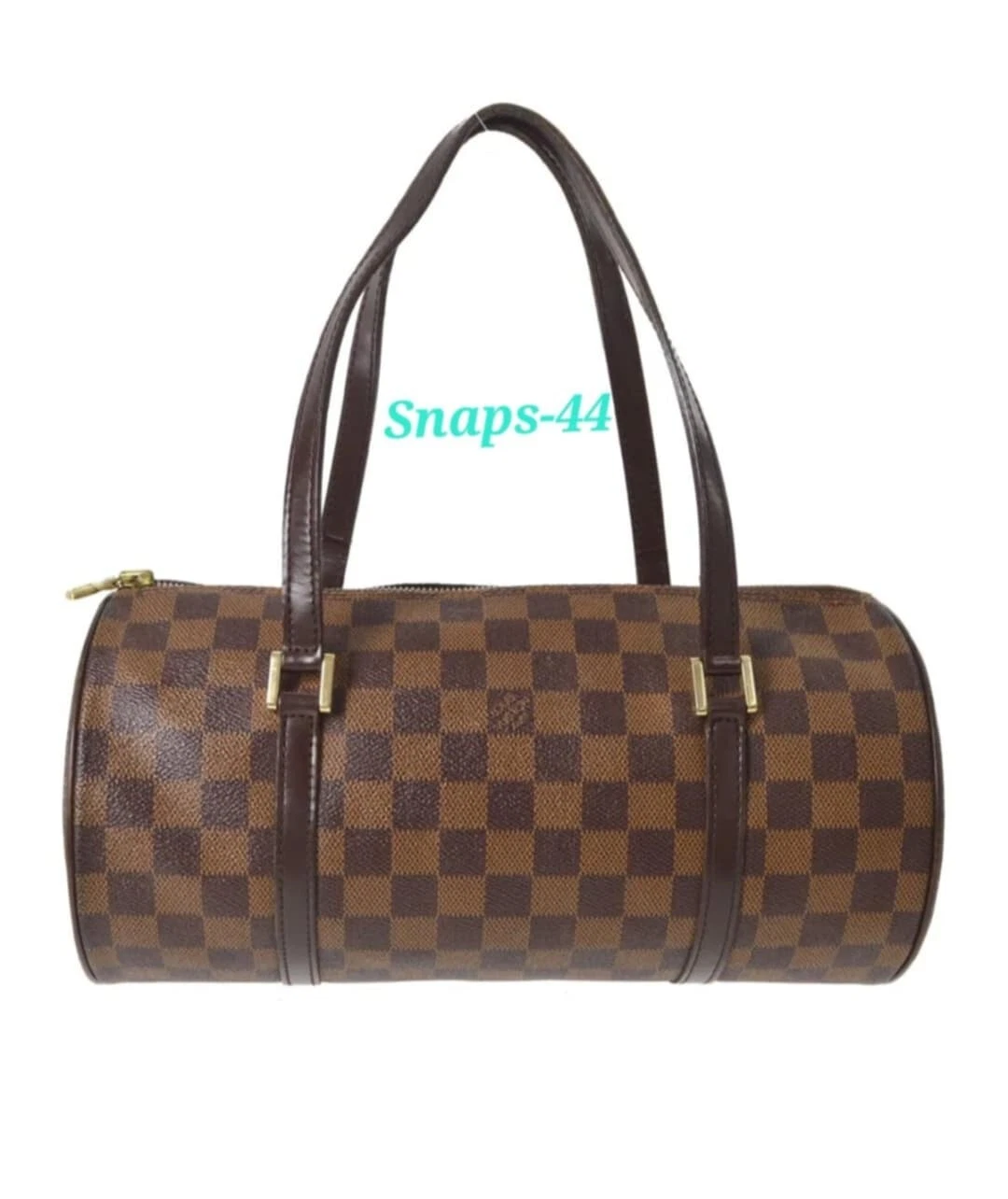 LOUIS VUITTON（LV） Borsa a tracolla originale Louis Vuitton Papillon Damier Sathace carryall.
