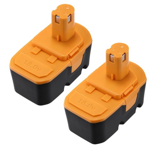 2Packs For Ryobi 18Volt 4.8Ah Battery P100 ABP1801 ABP1803 130224028 Replacement