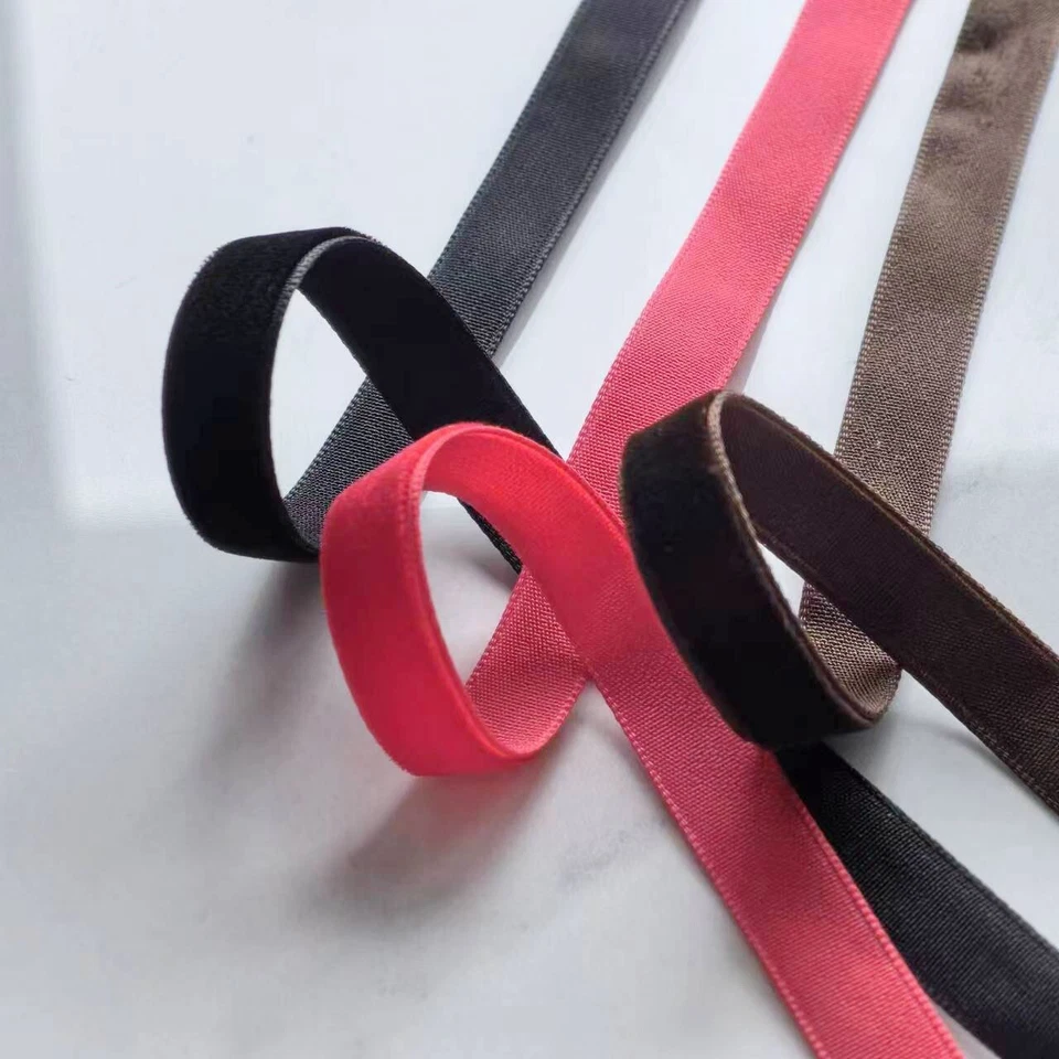 25Yards Velvet Ribbon Wide 1" 7/8" 5/8" Handicrafts Scrapbooking Accessories - Image 2 of 4