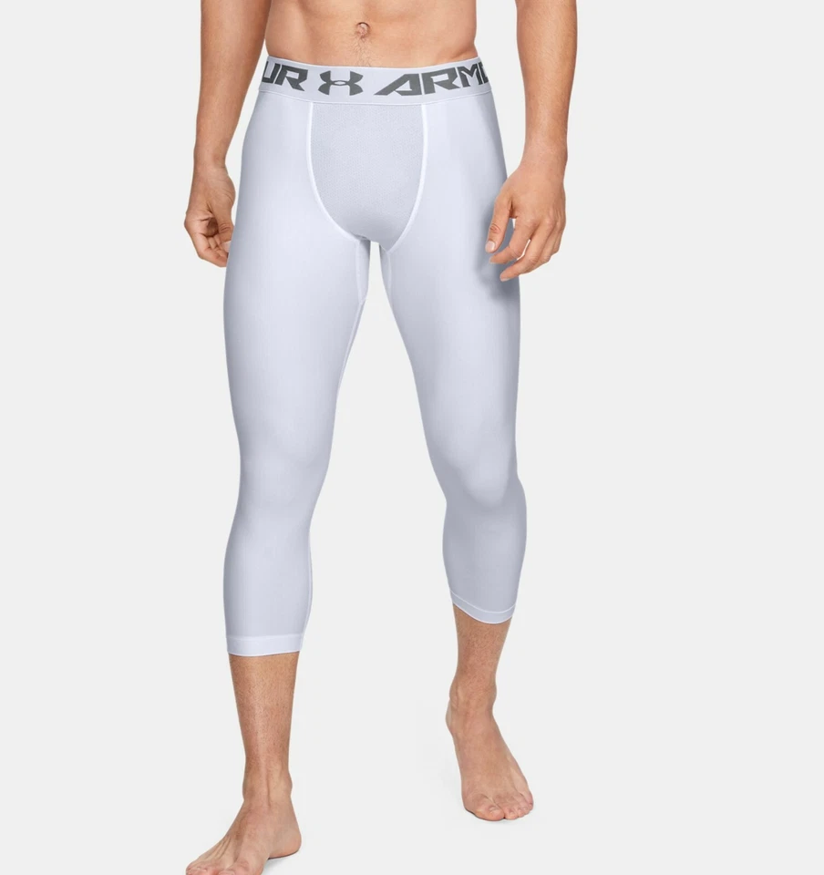 Under Armour Heat Gear Mens Compression Training Base Layer 3/4 Tights S-2XL NWT - Image 4 of 4