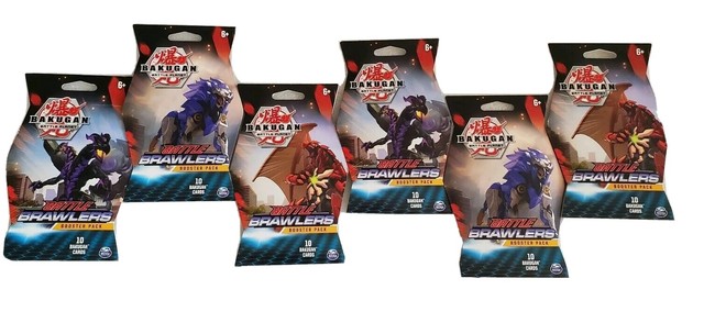 BAKUGAN Battle Planet Brawlers Set of 6 Booster 10 Card Packs - 60 Total Cards | eBay