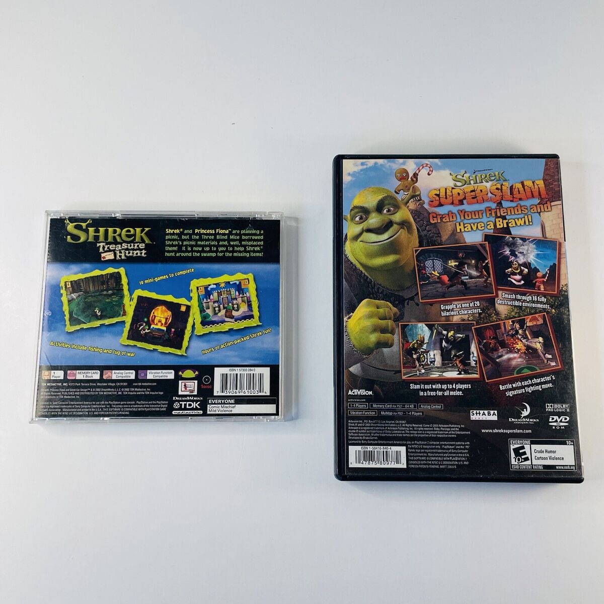 Shrek games (Playstation 2) Ps2 Tested