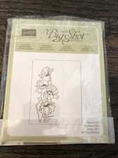 Stampin Up Sizzix Big Shot Textured Impressions Embossing Flower Garden NIP