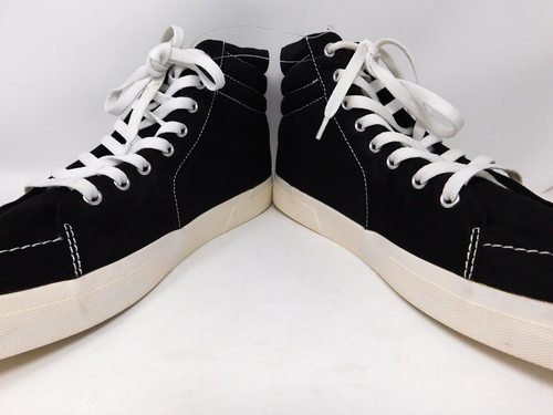 Sun + Stone Men's Shoes Size 11.5 Jett High Top Casual Skate Sneakers Black - Picture 4 of 10