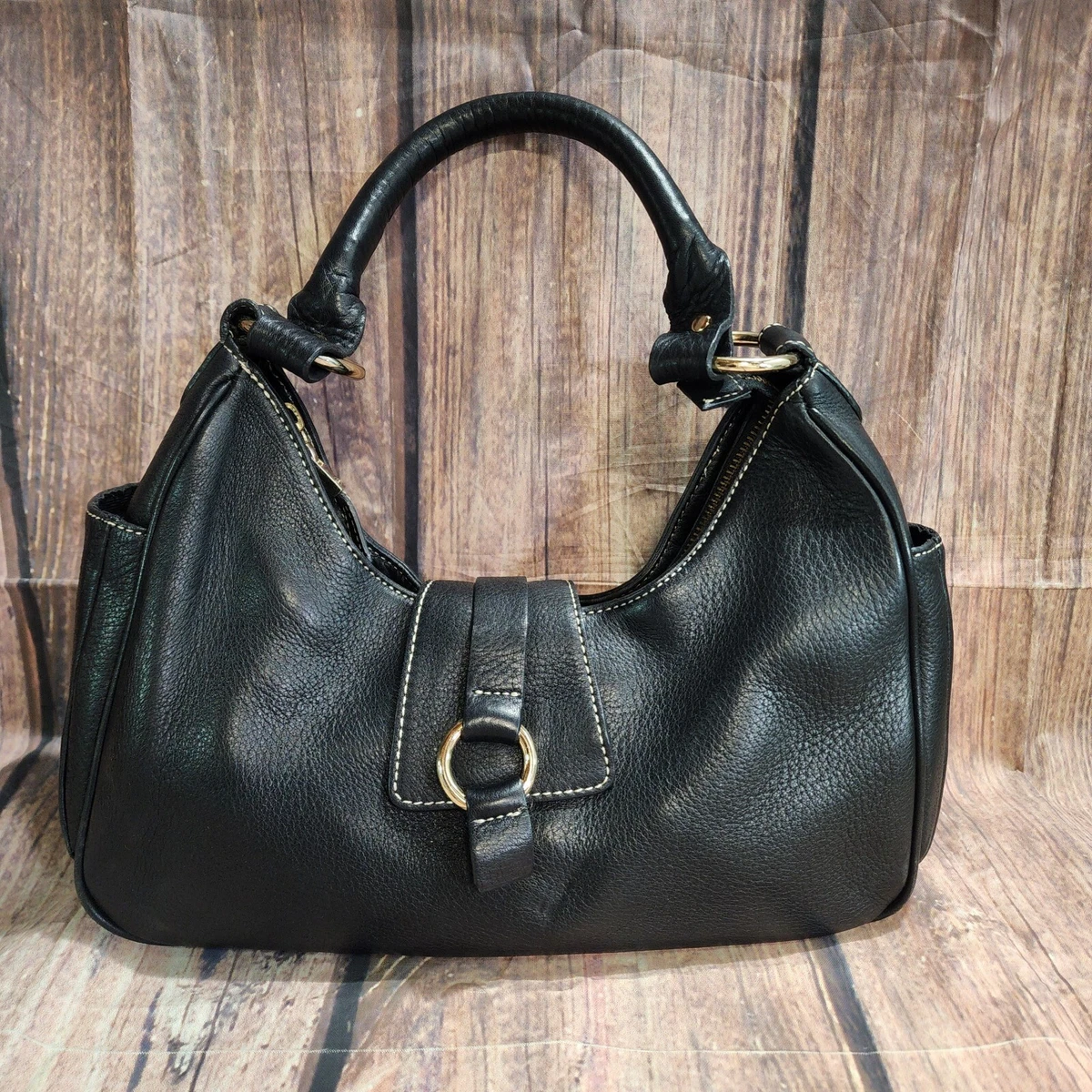 Talbots pebbled clearance leather hobo handbag