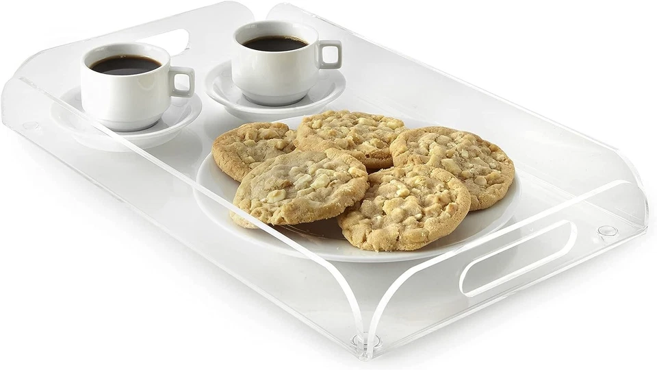 Huang Acrylic Serving Tray, 10" x 16" (4384) - Image 2 of 4