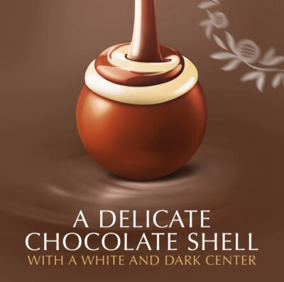Lindt LINDOR FUDGE SWIRL MILK Chocolate TRUFFLES CANDY BULK BAG VALUE PRICE NOW!