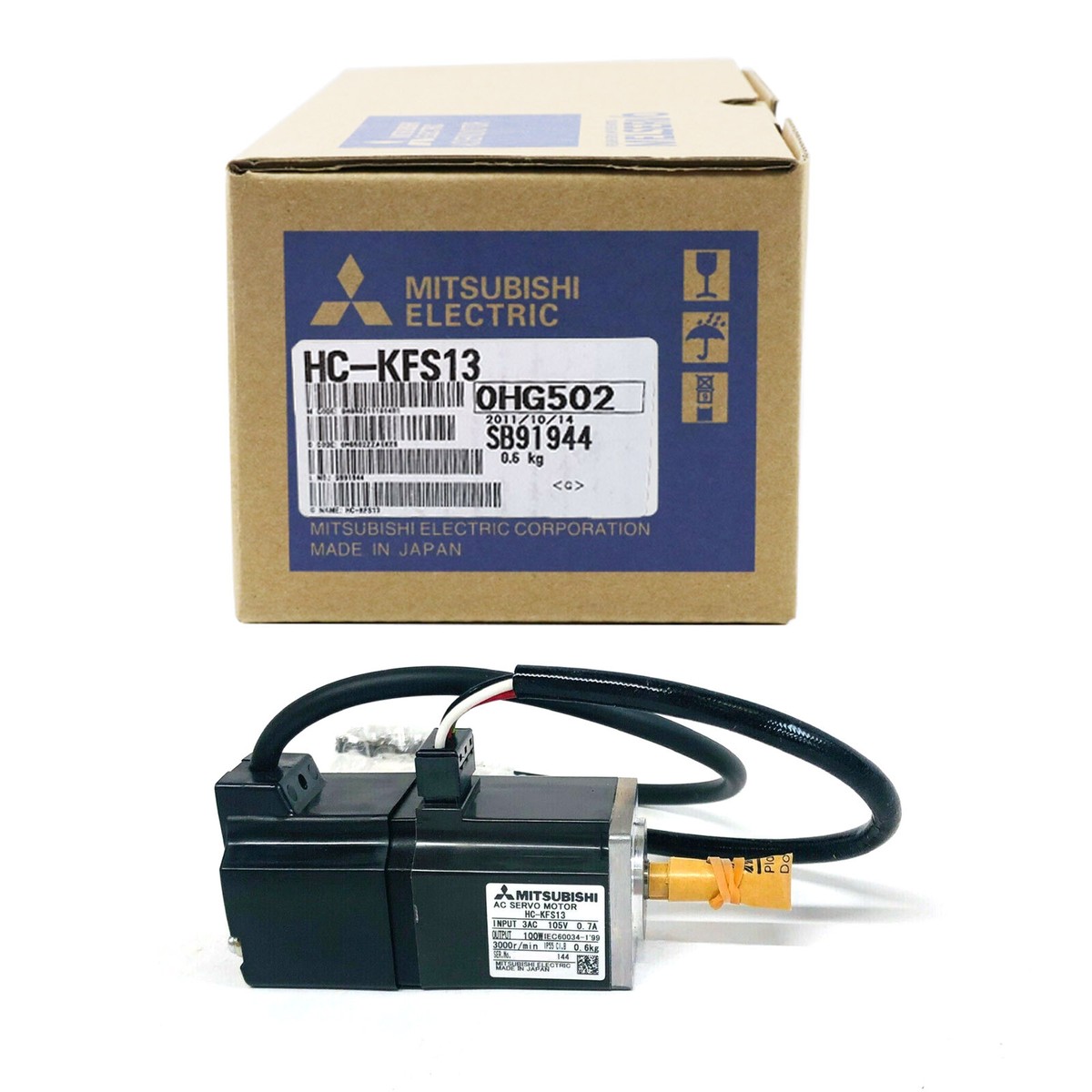 三菱 HC-KFS13 New In Box MITSUBISHI HC-KFS13 Servo Motor | eBay