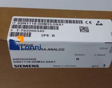 6SN1118-0DM33-0AA1 6SN1 118-0DM33-0AA1 New Siemens Rack Mount Control Module