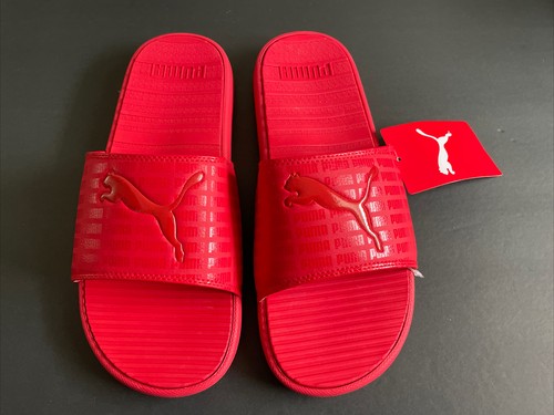 New Puma Mens Street Designer Slide On Sandals Beach Pool Gym Flip Flops  Size 13 | eBay