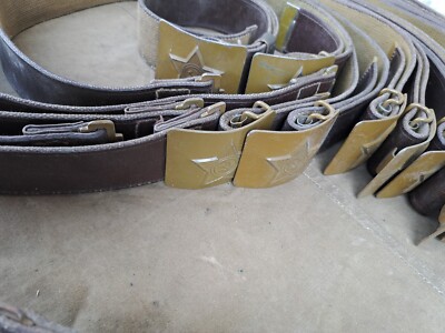 Soviet russian army soldier tarpaulin belt size 2 110 cm 43 inch.