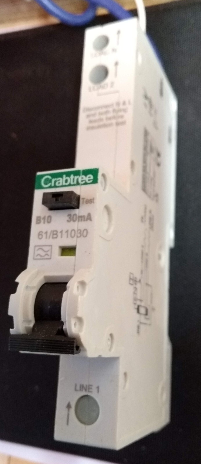 Crabtree Starbreaker 61/B1 RCBO's 30m 40A, 32A, 20A, 16A, 6A ! live ...